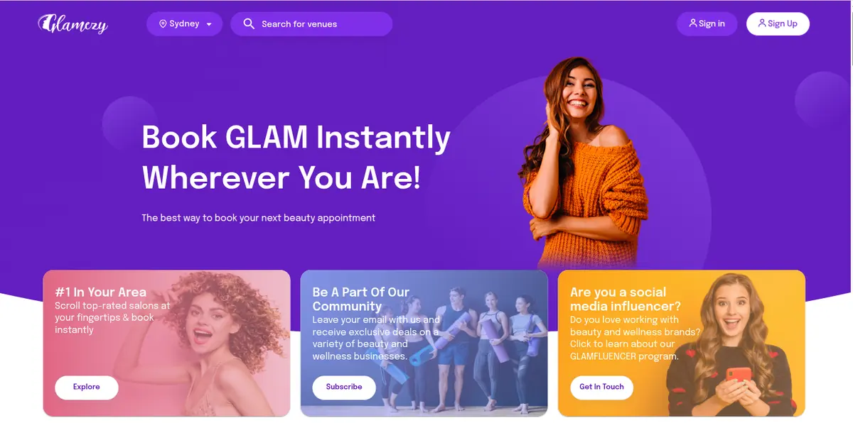 Glamezy preview